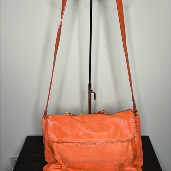 Chloe Orange Leather Shoulder Bag - Picture 2 of 5